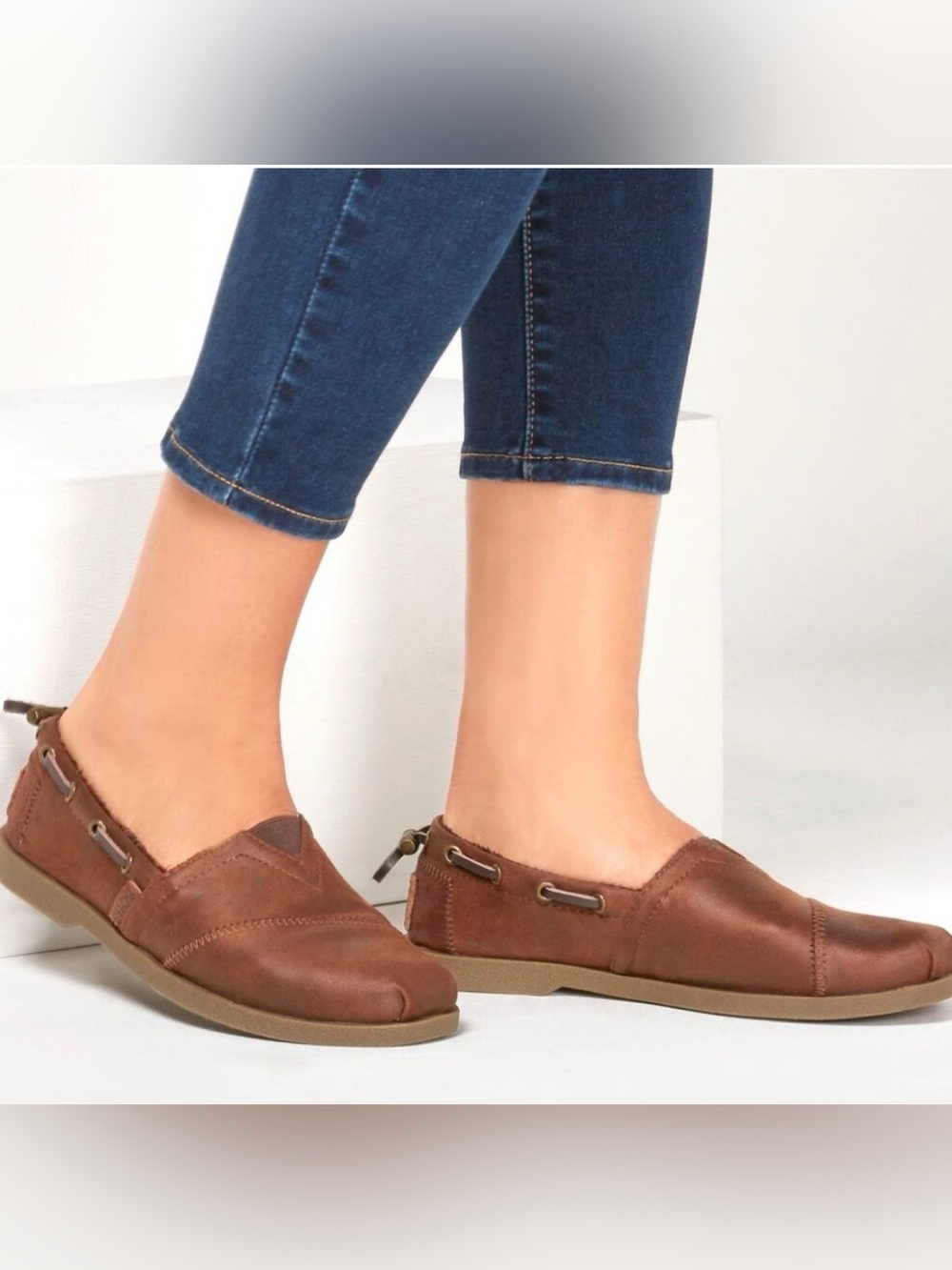 BOBS from Skechers Women's Chill Luxe Brown Slip On Casual Comfy Preppy Y2K